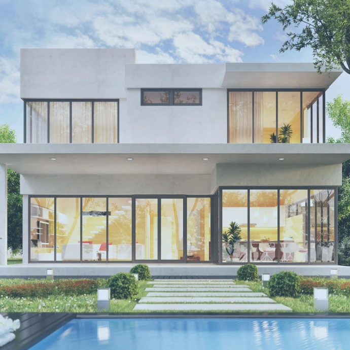 Modern interior design project featuring customized layouts, lighting design, premium finishes, and functional space planning for a commercial or residential environment.